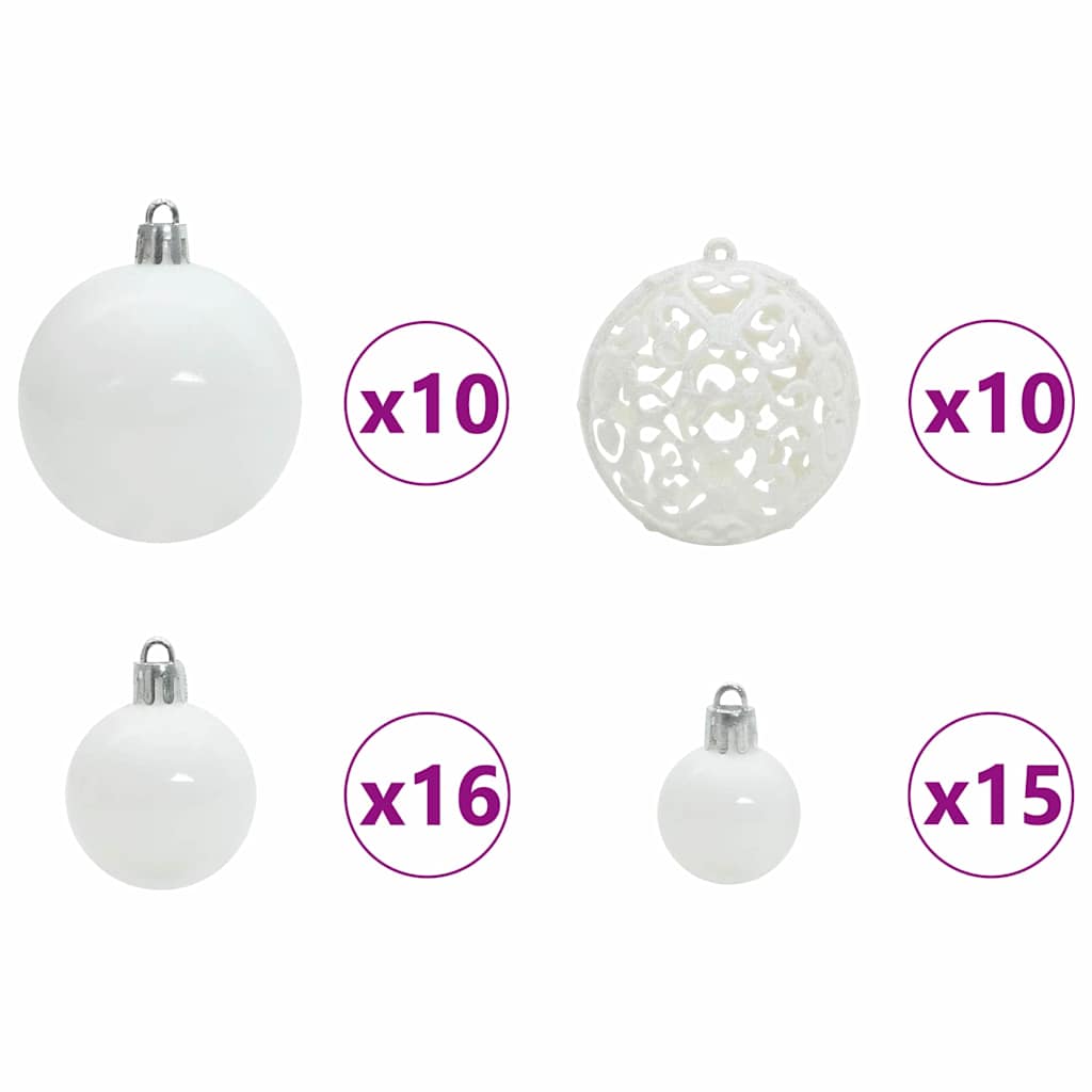 Kunstmatig Voorverlicht Kerstboom Groen 240 cm PVC en Metaal is nu te koop bij PeponiXL, paradijselijk wonen!