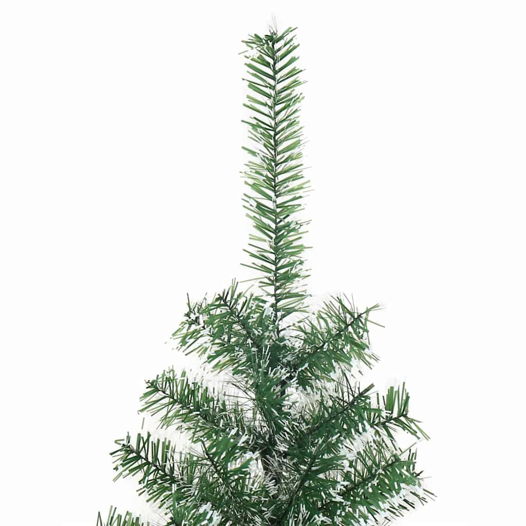 Kunstmatige Kerstboom Sneeuw Gevlochten met LED Licht 210 cm is nu te koop bij PeponiXL, paradijselijk wonen!