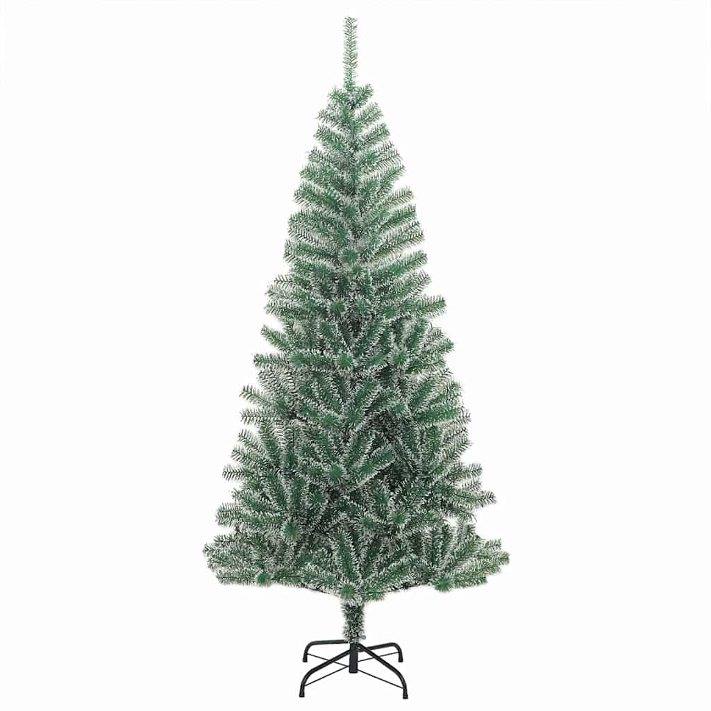 Kunstmatige Kerstboom Sneeuw Gevlochten met LED Licht 240 cm is nu te koop bij PeponiXL, paradijselijk wonen!