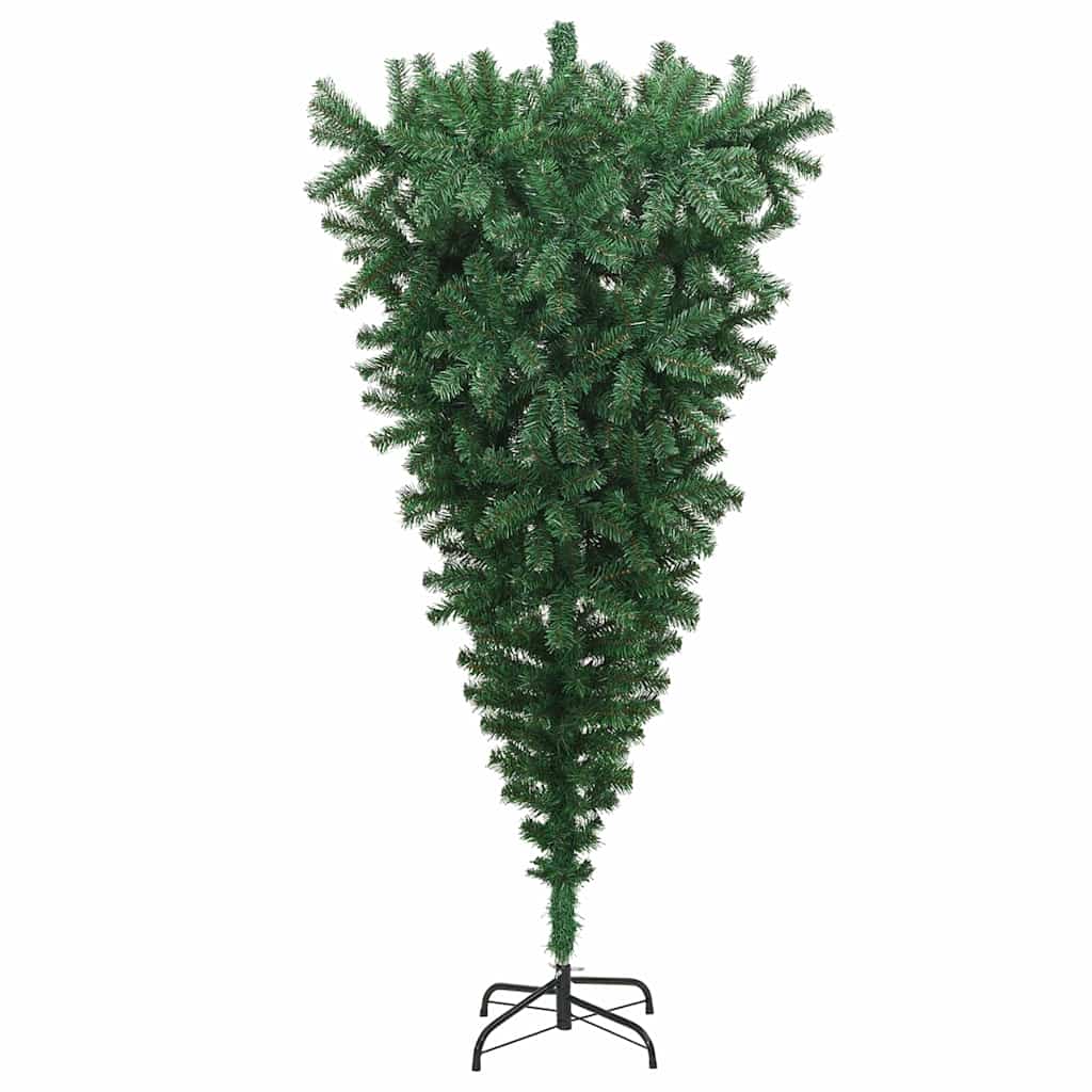 Ondersteboven Kunst Kerstboom met Ballenset Groen 240 cm PVC is nu te koop bij PeponiXL, paradijselijk wonen!