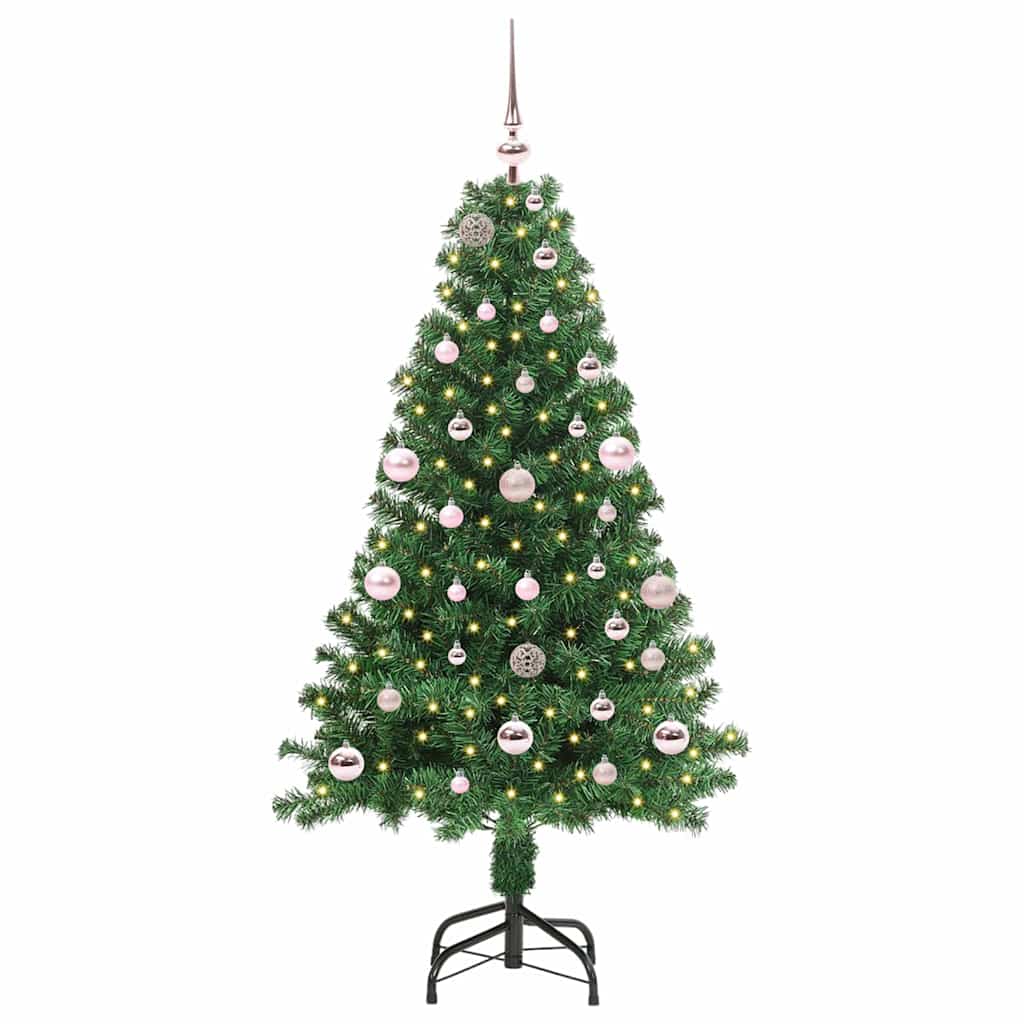 Kunstkerstboom Groen 150 cm PVC en Staal en Kunststof is nu te koop bij PeponiXL, paradijselijk wonen!