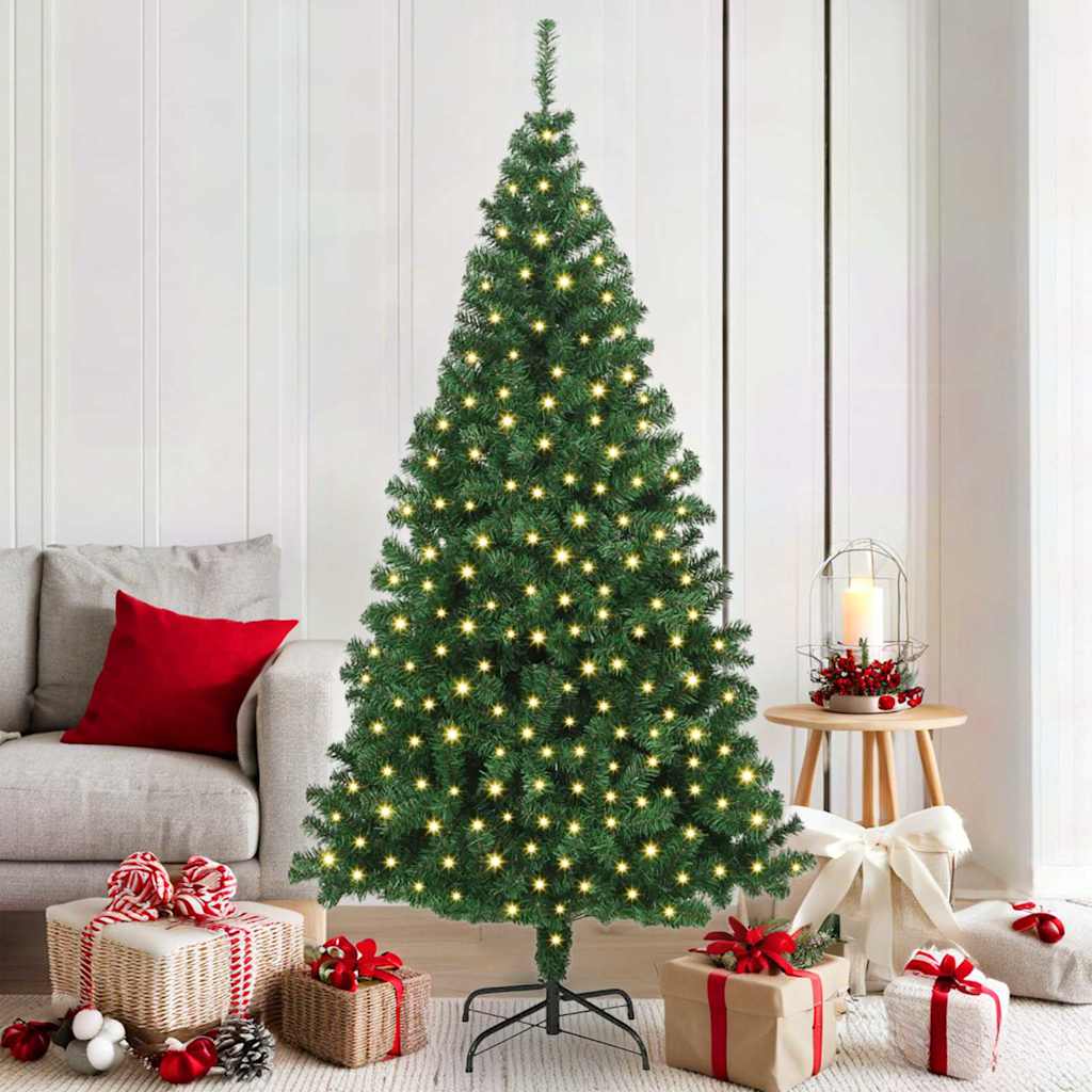 Kunstkerstboom Groen 180 cm PVC en Staal en Kunststof is nu te koop bij PeponiXL, paradijselijk wonen!