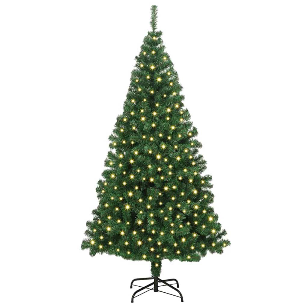 Kunstkerstboom Groen 180 cm PVC en Staal en Kunststof is nu te koop bij PeponiXL, paradijselijk wonen!