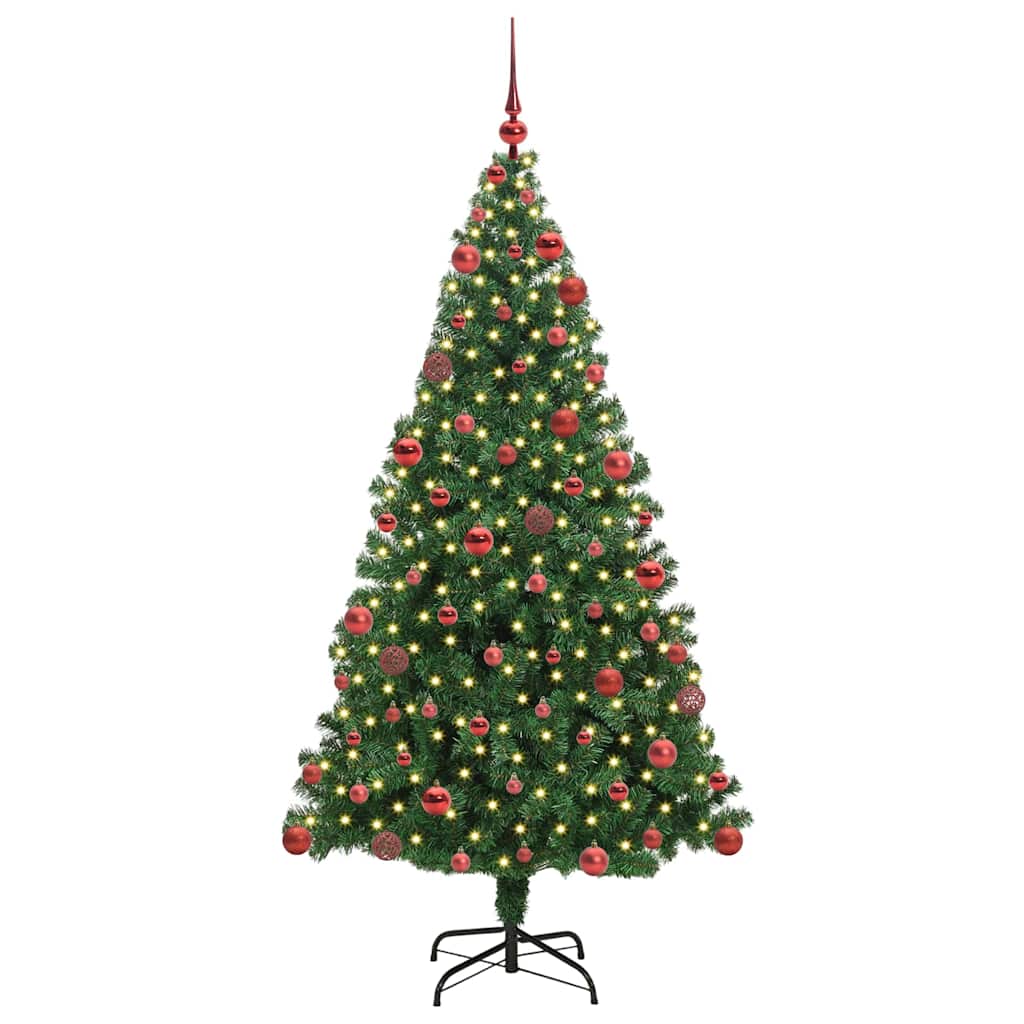 Kunstkerstboom Groen 180 cm PVC en Staal en Kunststof is nu te koop bij PeponiXL, paradijselijk wonen!