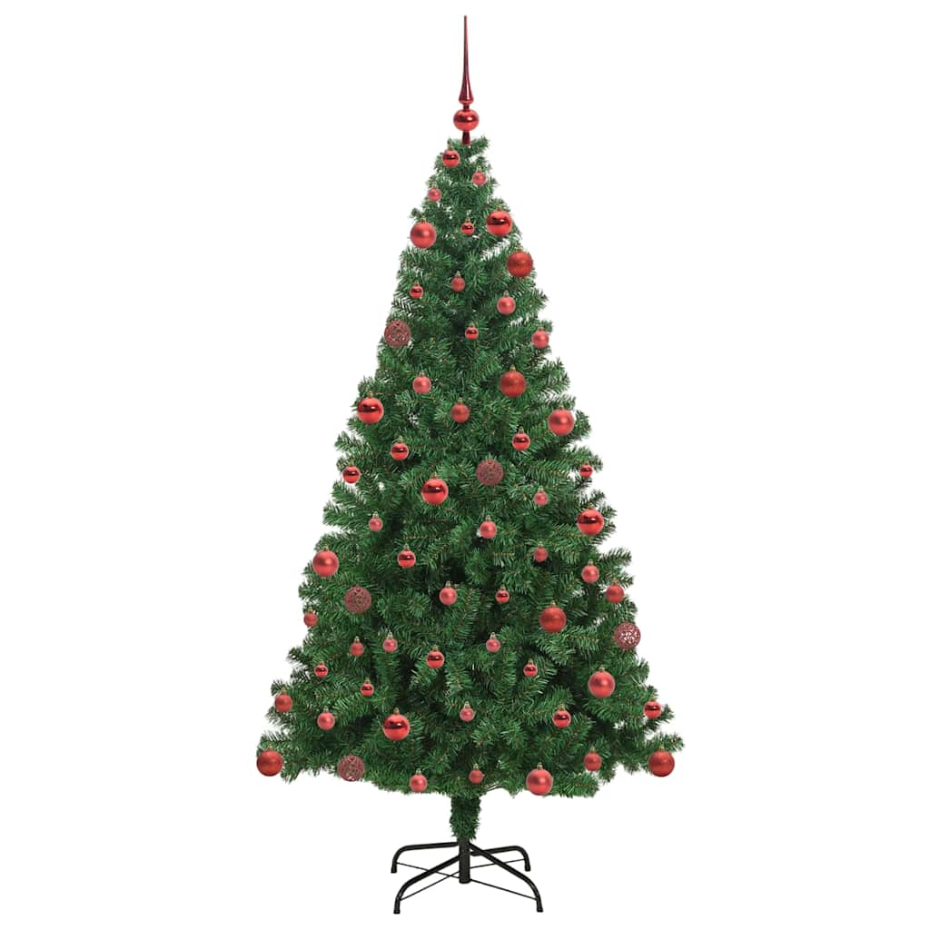 Kunstkerstboom Groen 180 cm PVC en Staal en Kunststof is nu te koop bij PeponiXL, paradijselijk wonen!