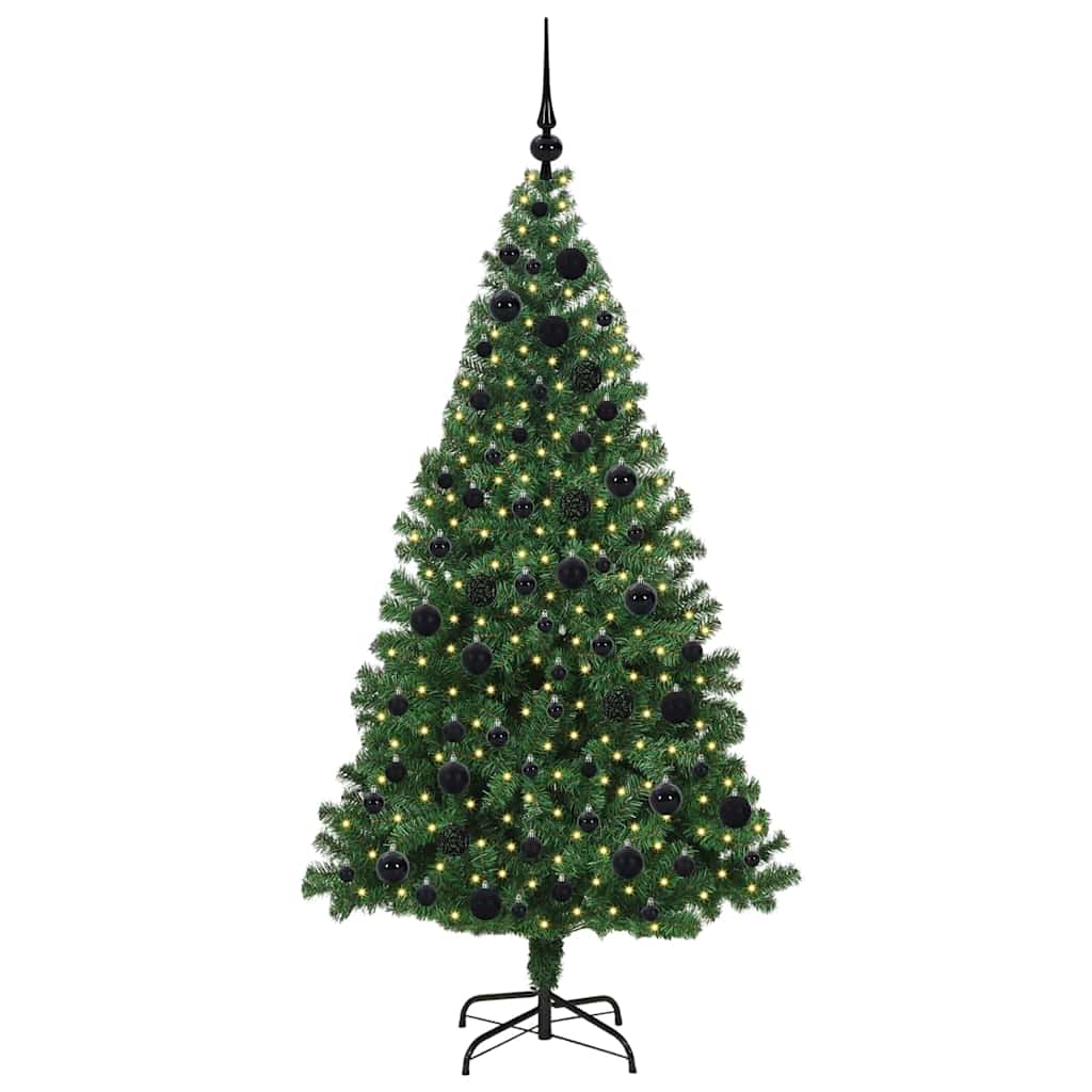 Kunstkerstboom Groen 180 cm PVC en Staal en Kunststof is nu te koop bij PeponiXL, paradijselijk wonen!