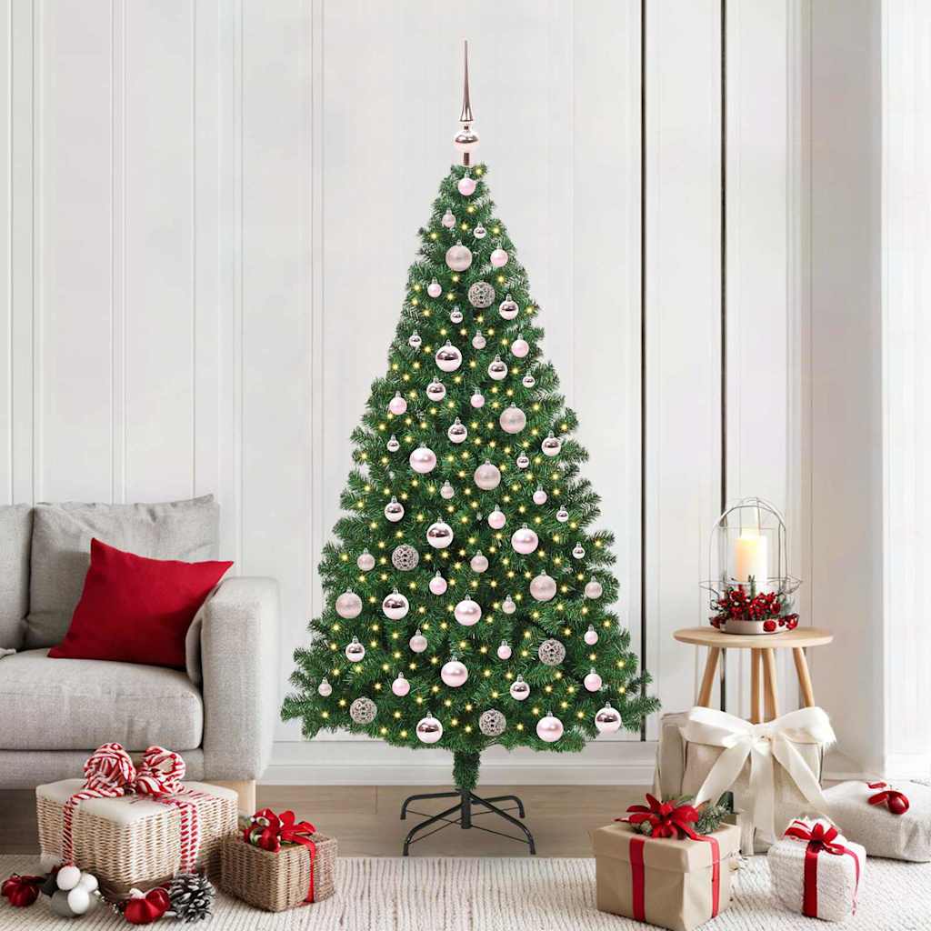 Kunstkerstboom Groen 180 cm PVC en Staal en Kunststof is nu te koop bij PeponiXL, paradijselijk wonen!