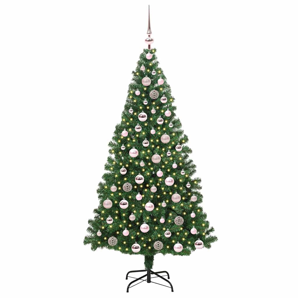 Kunstkerstboom Groen 180 cm PVC en Staal en Kunststof is nu te koop bij PeponiXL, paradijselijk wonen!