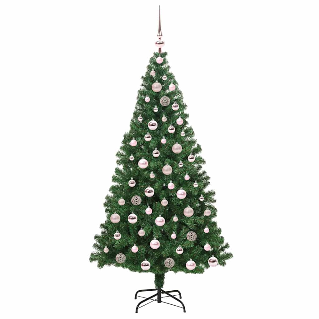 Kunstkerstboom Groen 180 cm PVC en Staal en Kunststof is nu te koop bij PeponiXL, paradijselijk wonen!