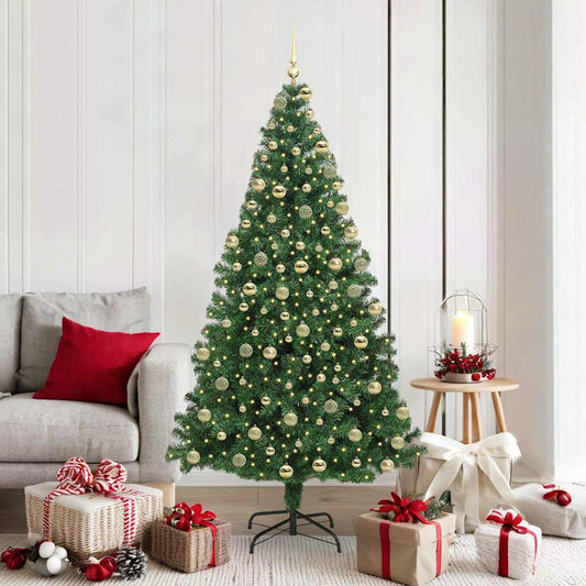 Kunstkerstboom Groen 180 cm PVC en Staal en Kunststof is nu te koop bij PeponiXL, paradijselijk wonen!