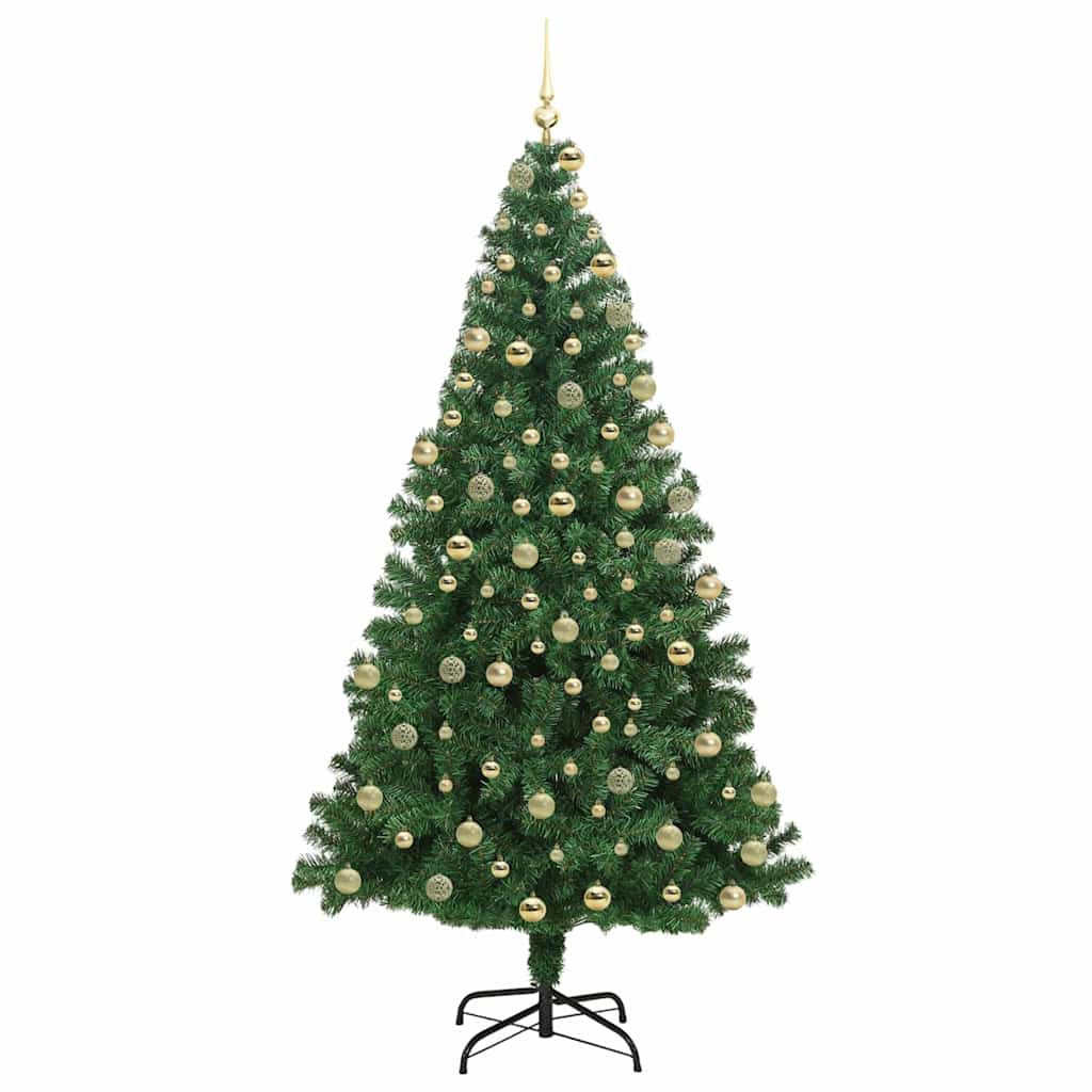 Kunstkerstboom Groen 180 cm PVC en Staal en Kunststof is nu te koop bij PeponiXL, paradijselijk wonen!