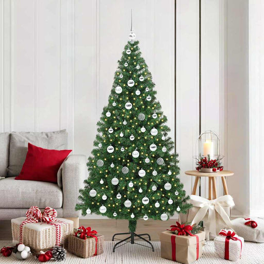 Kunstkerstboom Groen 180 cm PVC en Staal en Kunststof is nu te koop bij PeponiXL, paradijselijk wonen!