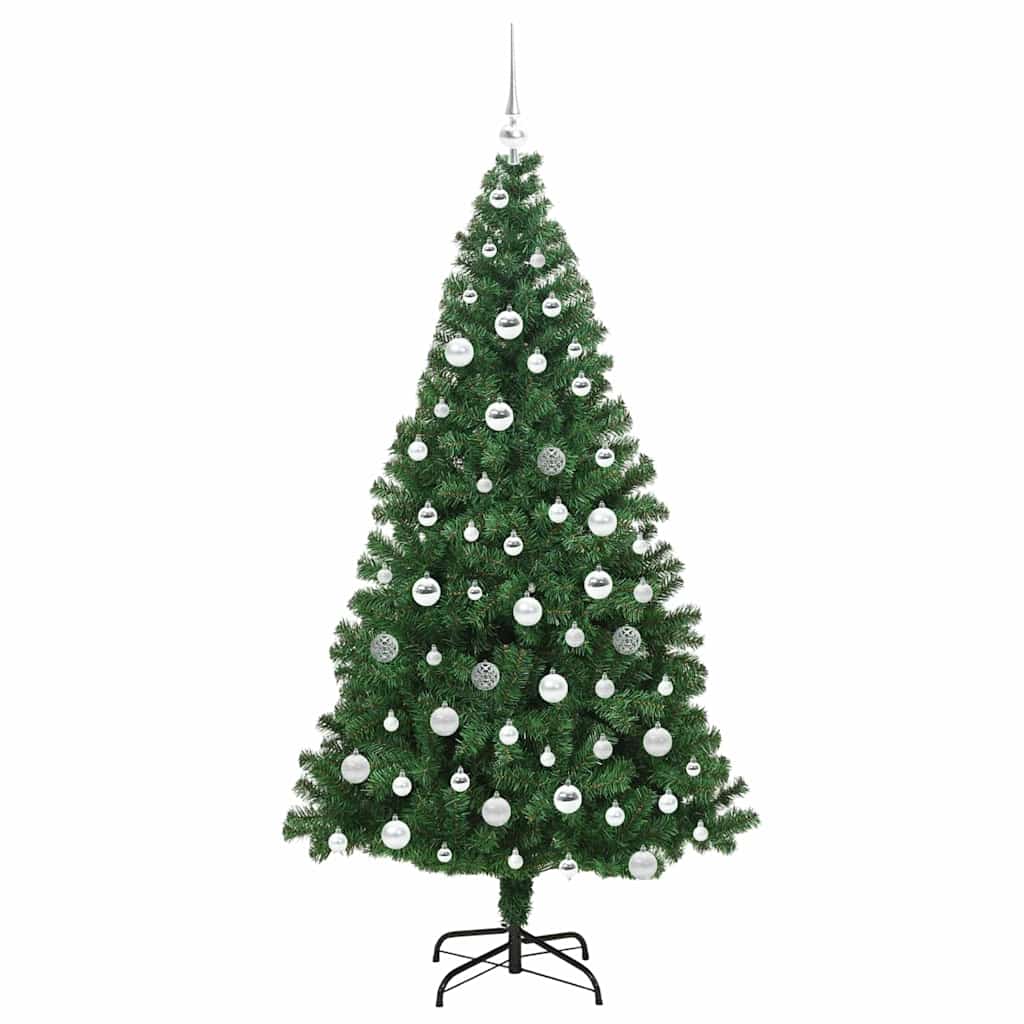 Kunstkerstboom Groen 180 cm PVC en Staal en Kunststof is nu te koop bij PeponiXL, paradijselijk wonen!