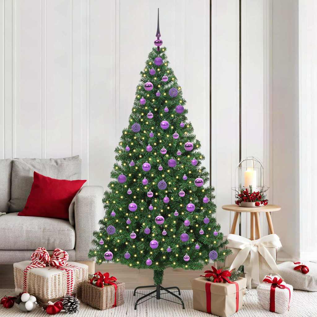 Kunstkerstboom Groen 180 cm PVC en Staal en Kunststof is nu te koop bij PeponiXL, paradijselijk wonen!