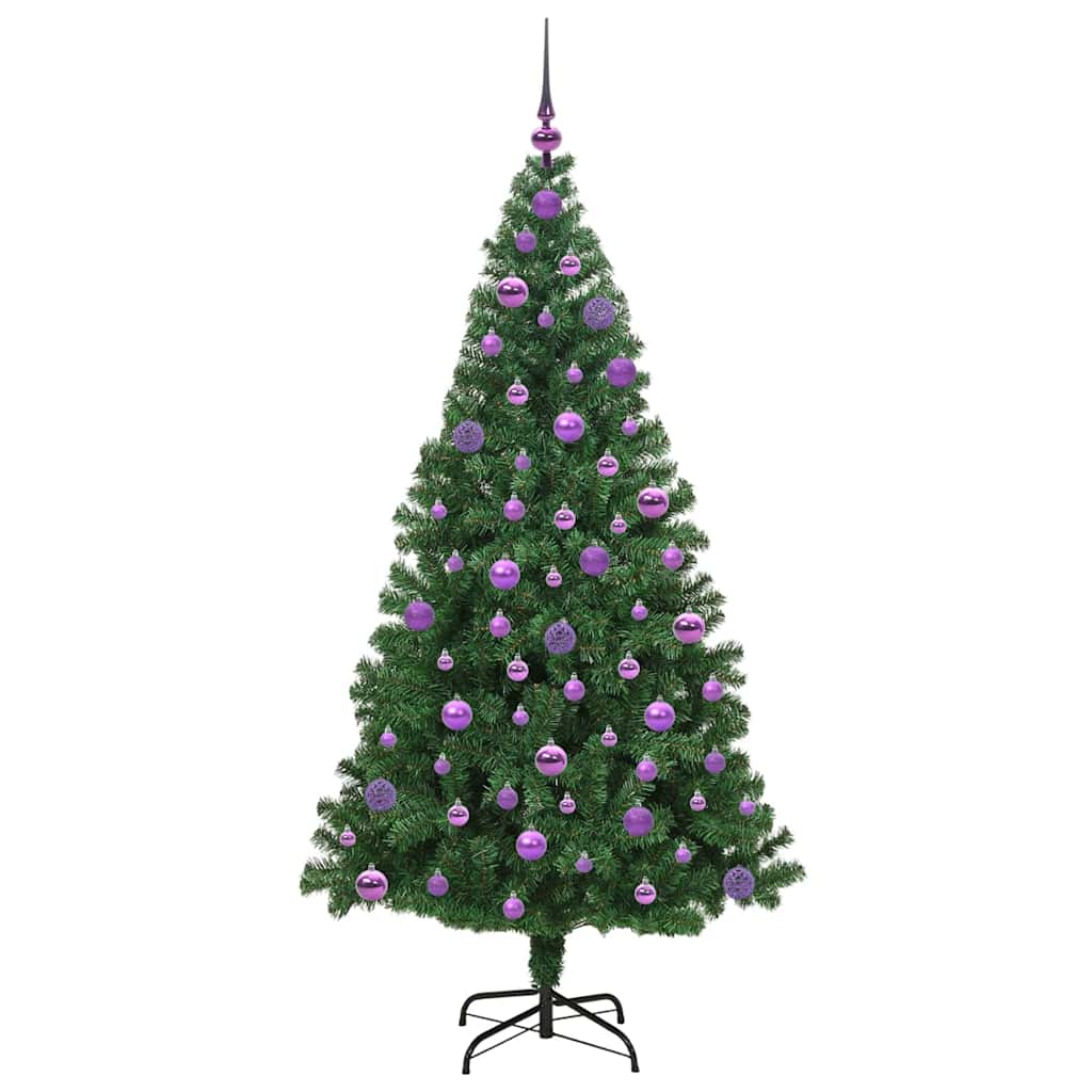 Kunstkerstboom Groen 180 cm PVC en Staal en Kunststof is nu te koop bij PeponiXL, paradijselijk wonen!