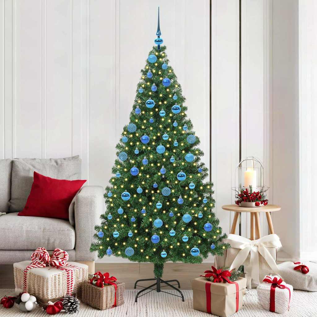 Kunstkerstboom Groen 180 cm PVC en Staal en Kunststof is nu te koop bij PeponiXL, paradijselijk wonen!