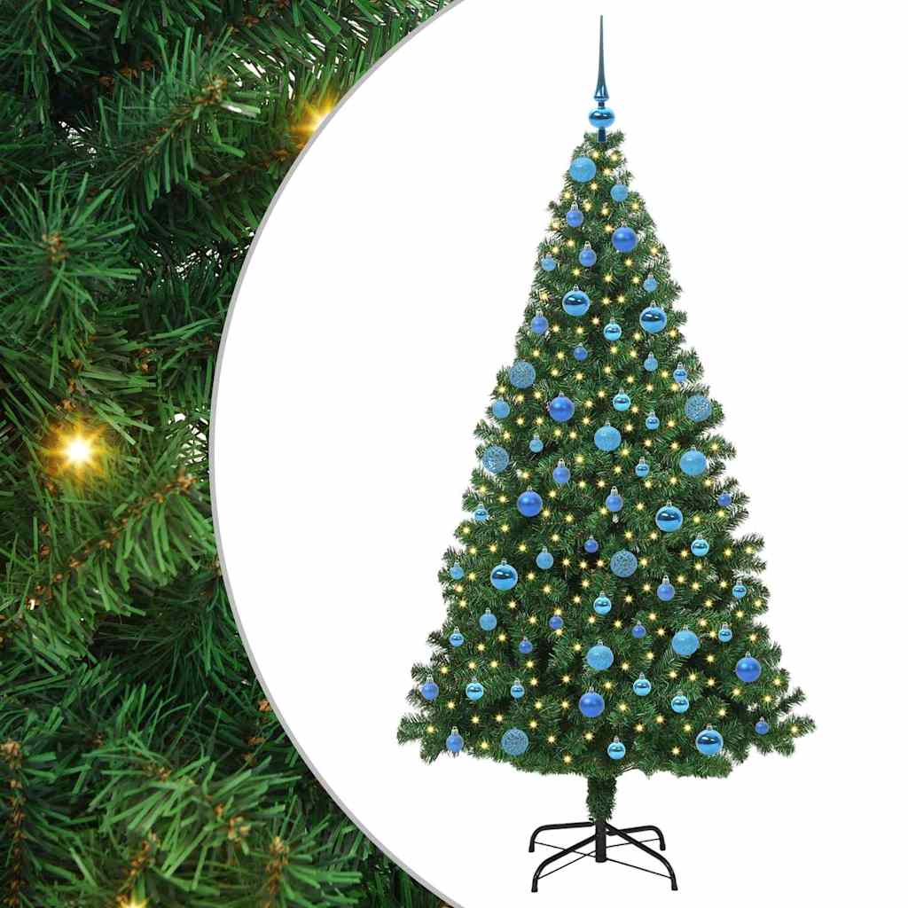 Kunstkerstboom Groen 180 cm PVC en Staal en Kunststof is nu te koop bij PeponiXL, paradijselijk wonen!