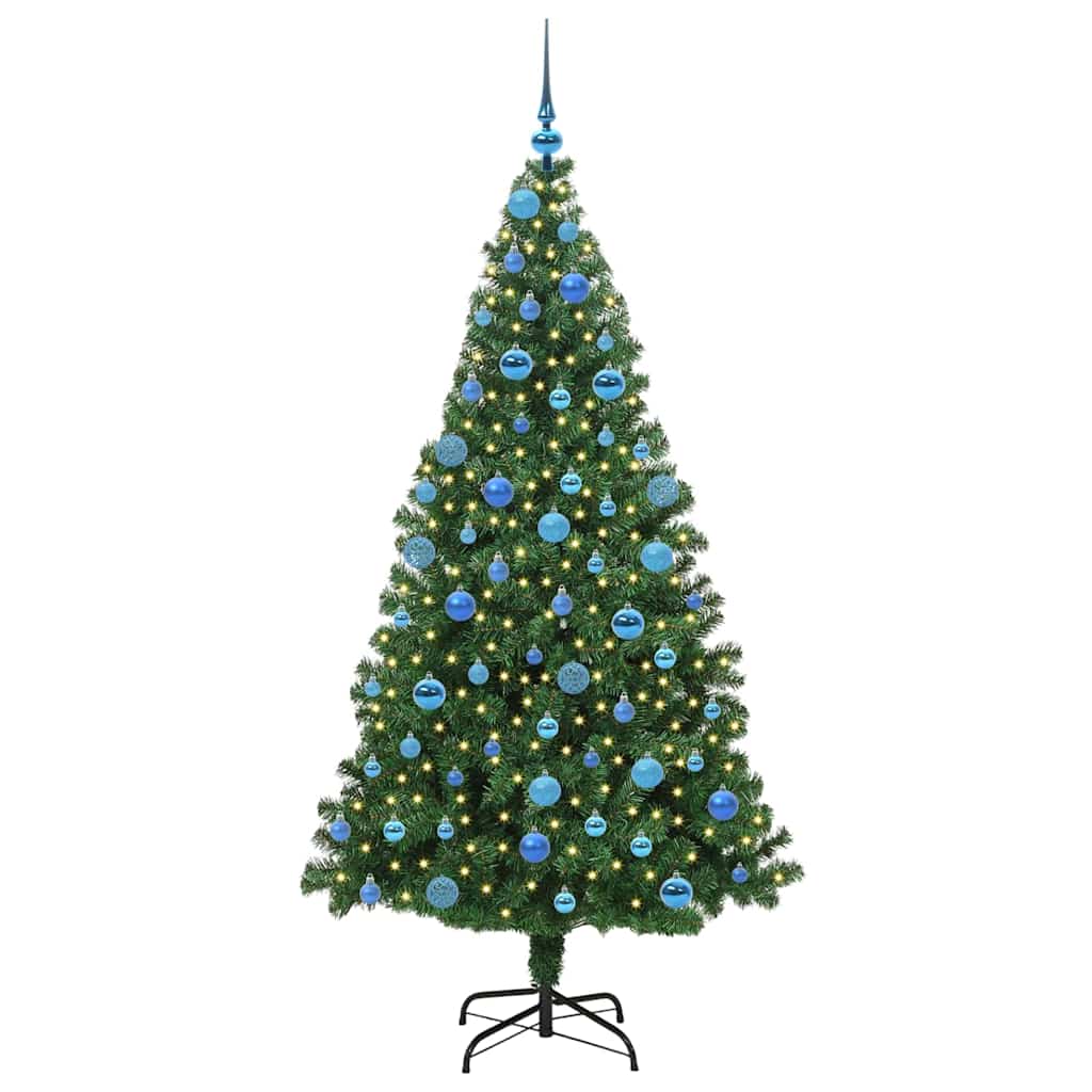 Kunstkerstboom Groen 180 cm PVC en Staal en Kunststof is nu te koop bij PeponiXL, paradijselijk wonen!