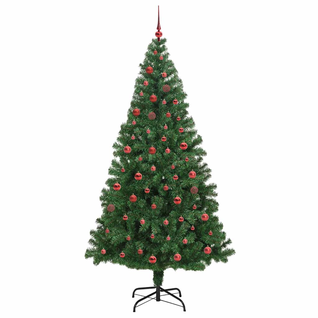 Kunstkerstboom Groen 210 cm PVC en Staal en Kunststof is nu te koop bij PeponiXL, paradijselijk wonen!