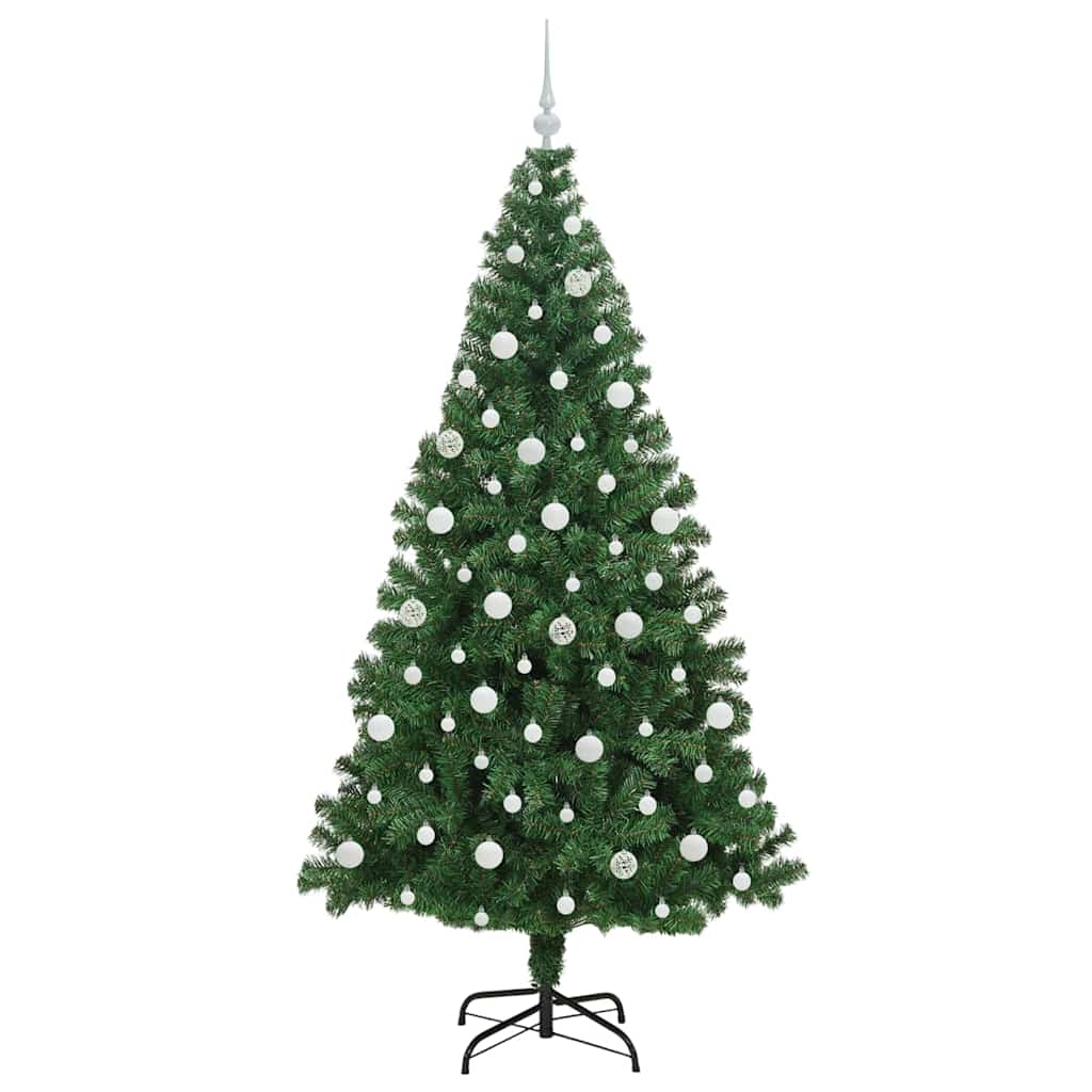 Kunstkerstboom Groen 210 cm PVC en Staal en Kunststof is nu te koop bij PeponiXL, paradijselijk wonen!