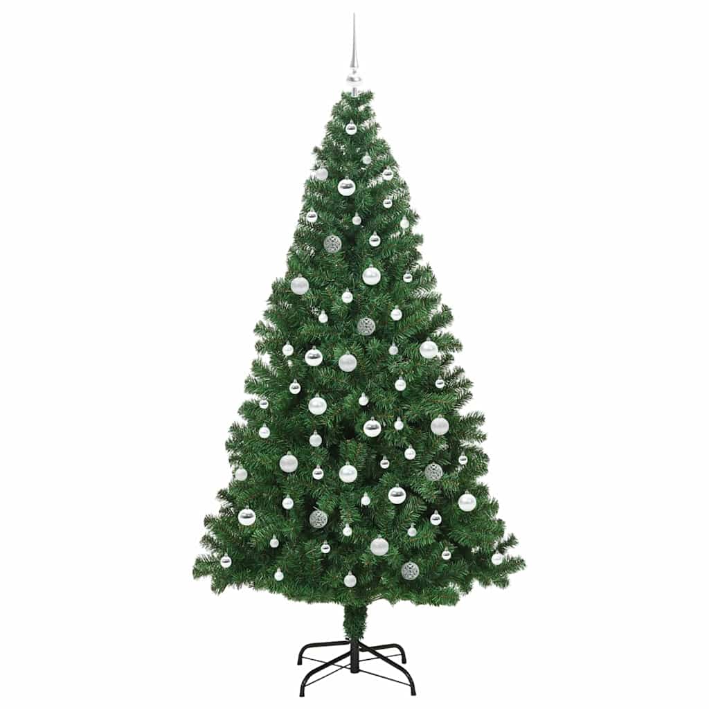 Kunstkerstboom Groen 210 cm PVC en Staal en Kunststof is nu te koop bij PeponiXL, paradijselijk wonen!