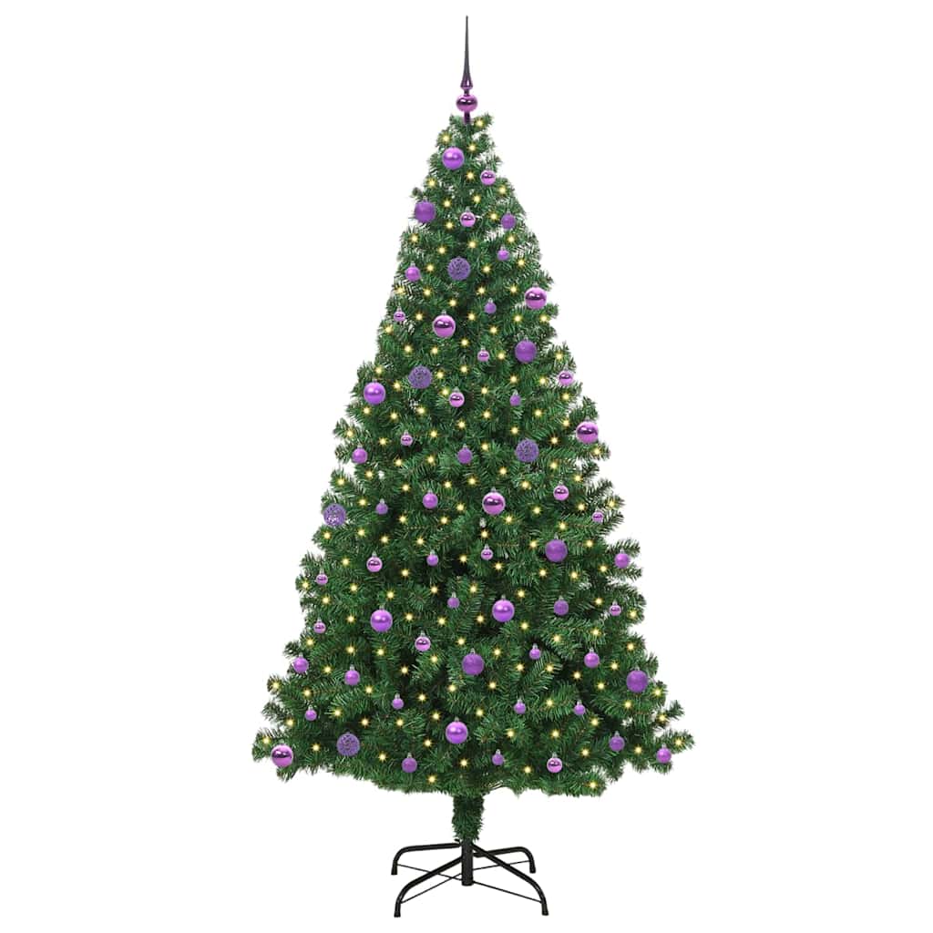 Kunstkerstboom Groen 210 cm PVC en Staal en Kunststof is nu te koop bij PeponiXL, paradijselijk wonen!