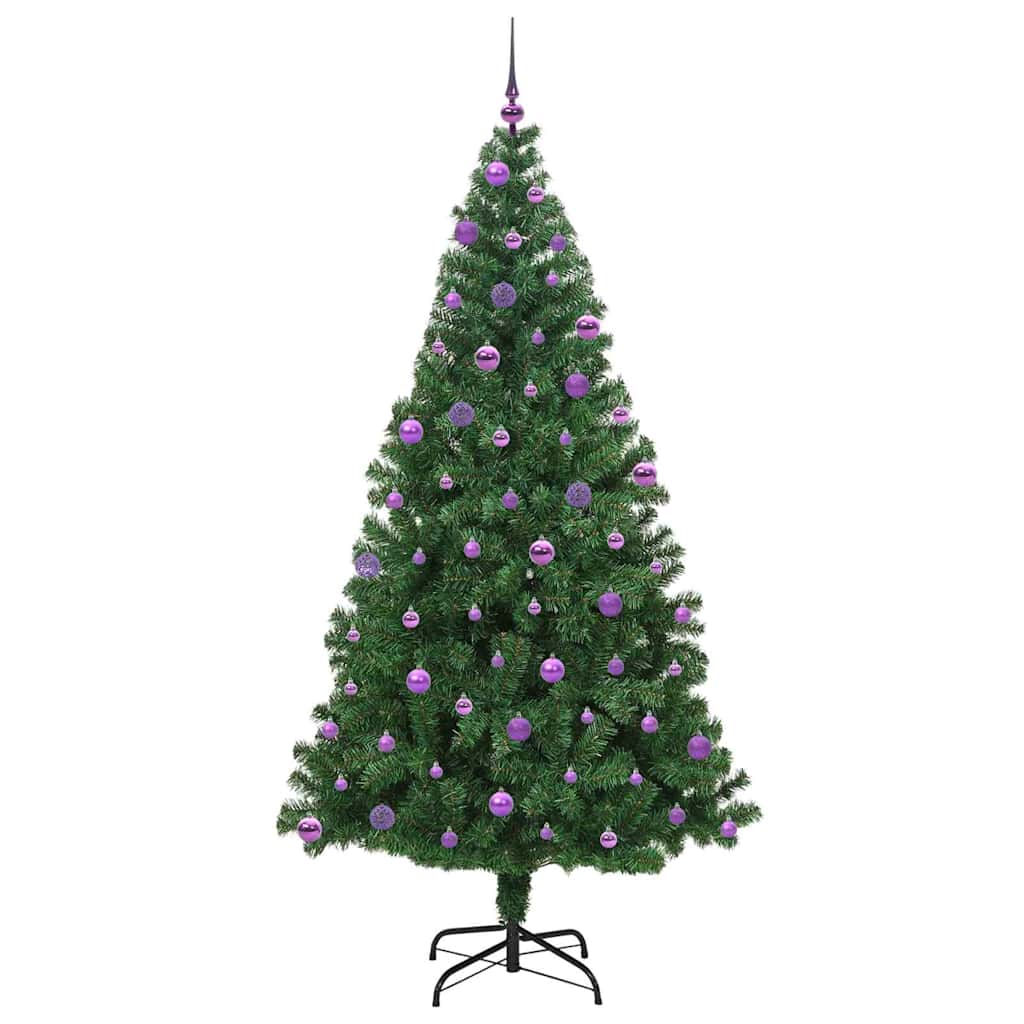 Kunstkerstboom Groen 210 cm PVC en Staal en Kunststof is nu te koop bij PeponiXL, paradijselijk wonen!