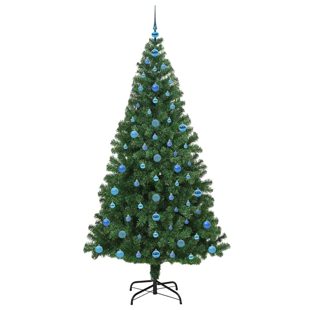 Kunstkerstboom Groen 210 cm PVC en Staal en Kunststof is nu te koop bij PeponiXL, paradijselijk wonen!