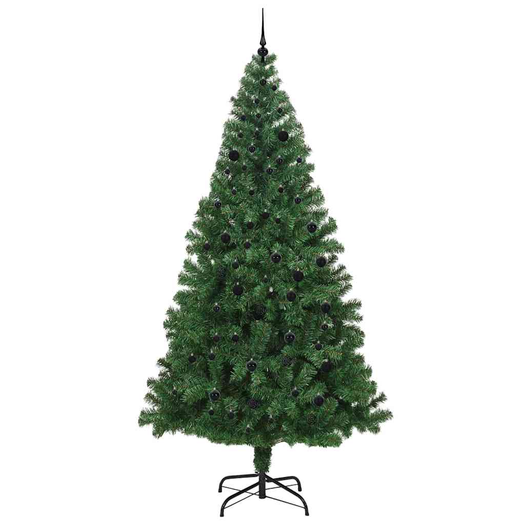 Kunstkerstboom Groen 240 cm PVC en Staal en Kunststof is nu te koop bij PeponiXL, paradijselijk wonen!