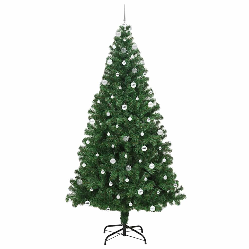 Kunstkerstboom Groen 240 cm PVC en Staal en Kunststof is nu te koop bij PeponiXL, paradijselijk wonen!