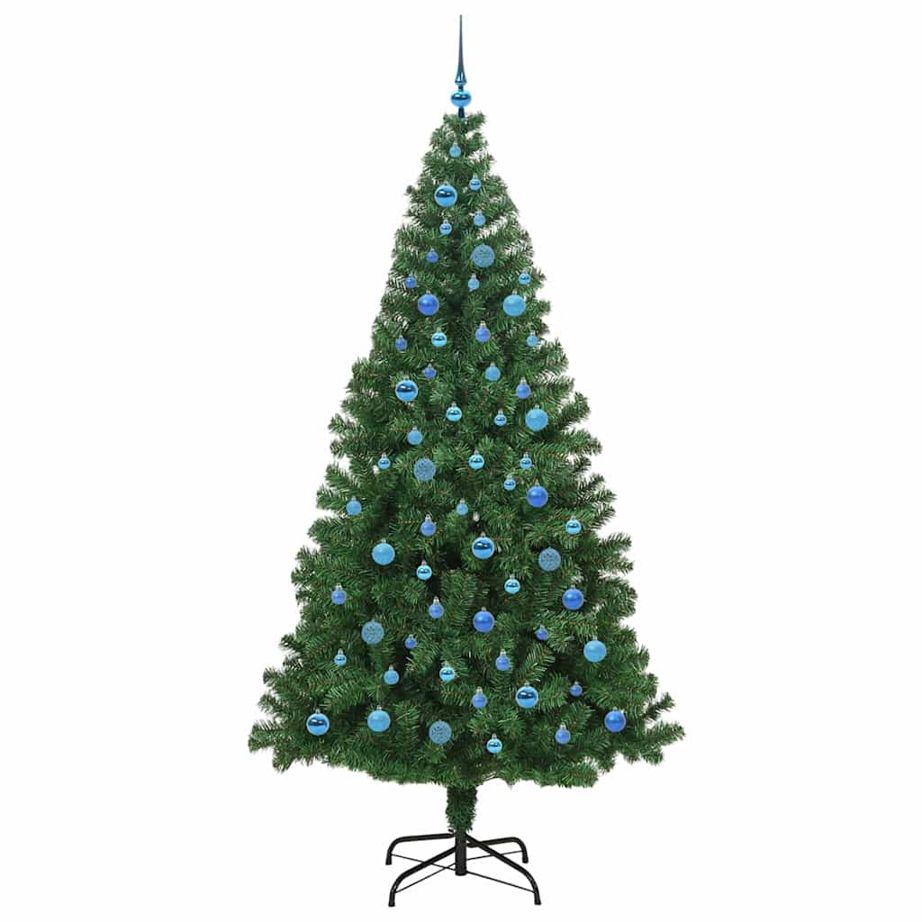 Kunstkerstboom Groen 240 cm PVC en Staal en Kunststof is nu te koop bij PeponiXL, paradijselijk wonen!