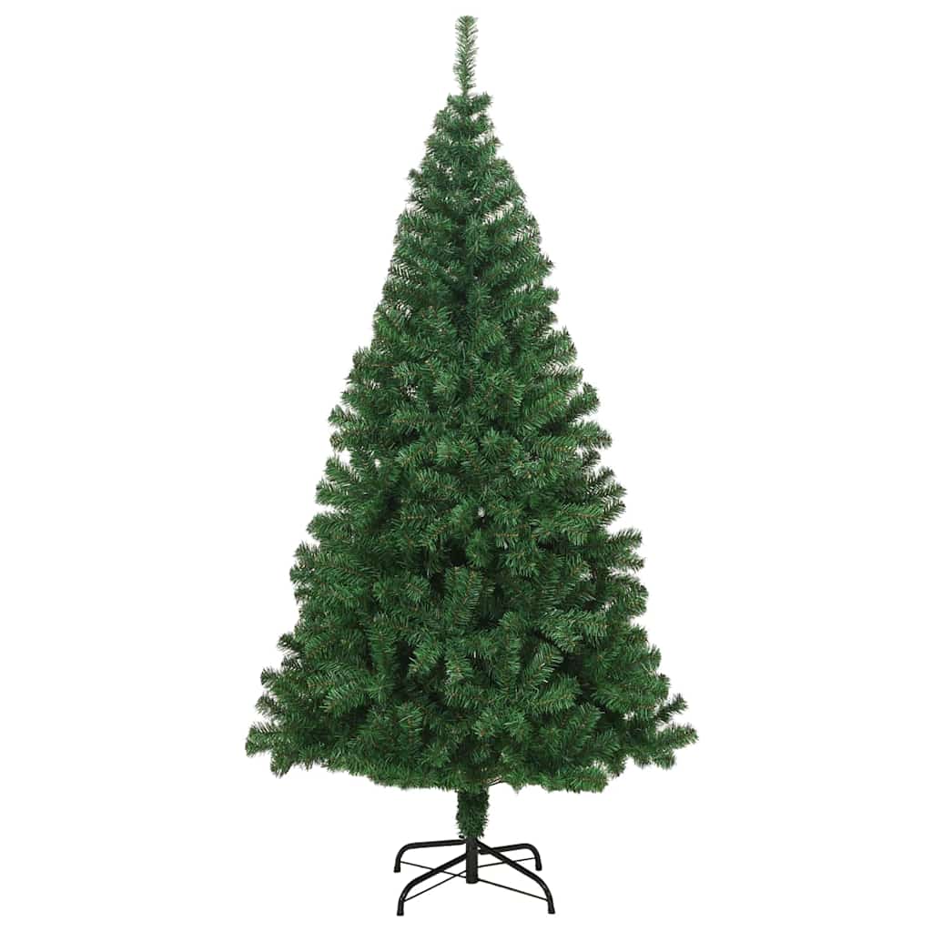 Kunstkerstboom Groen 240 cm PVC en Staal en Kunststof is nu te koop bij PeponiXL, paradijselijk wonen!