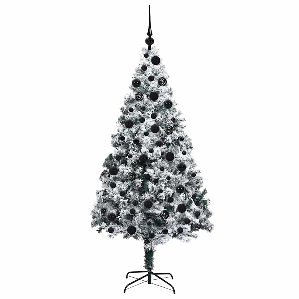 Kunstkerstboom met 300 LED Wit 180 cm PVC en Staal en Kunststof is nu te koop bij PeponiXL, paradijselijk wonen!