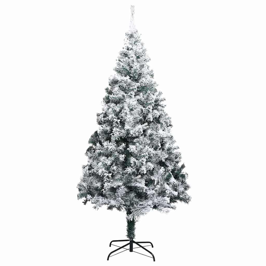 Kunstkerstboom met 300 LED Wit 210 cm PVC en Staal en Kunststof is nu te koop bij PeponiXL, paradijselijk wonen!
