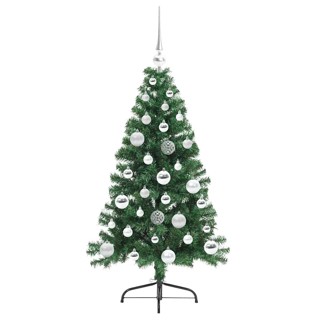 Kunstmatig Voorverlicht Kerstboom met 150 LED Groen 120 cm PVC is nu te koop bij PeponiXL, paradijselijk wonen!