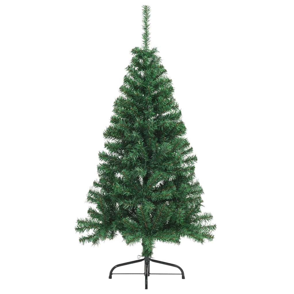 Kunstmatig Voorverlicht Kerstboom met 150 LED Groen 150 cm PVC is nu te koop bij PeponiXL, paradijselijk wonen!