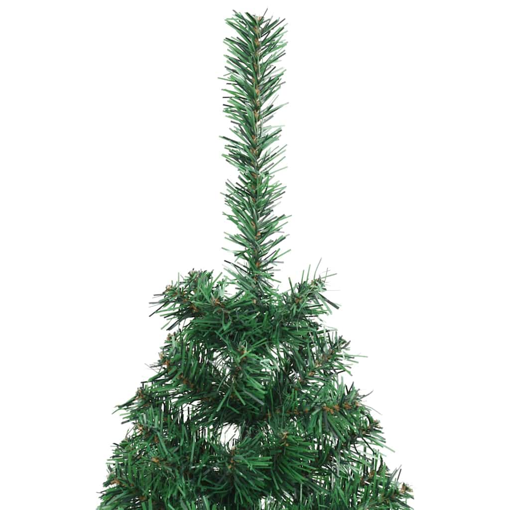 Kunstmatig Voorverlicht Kerstboom met 150 LED Groen 150 cm PVC is nu te koop bij PeponiXL, paradijselijk wonen!