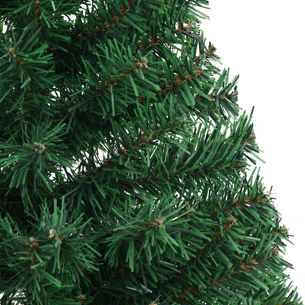 Kunstmatig Voorverlicht Kerstboom met 150 LED Groen 150 cm PVC is nu te koop bij PeponiXL, paradijselijk wonen!