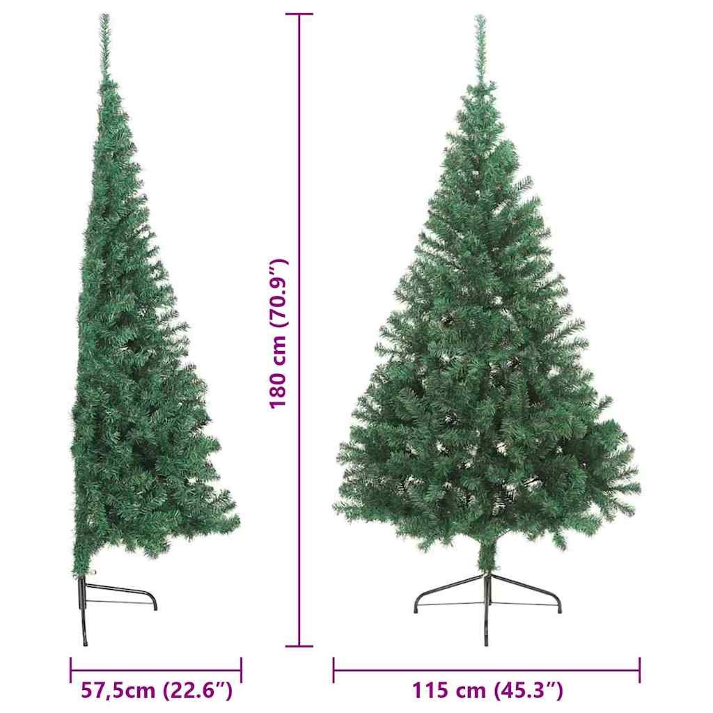 Kunstmatig Voorverlicht Kerstboom met 300 LED Groen 180 cm PVC is nu te koop bij PeponiXL, paradijselijk wonen!