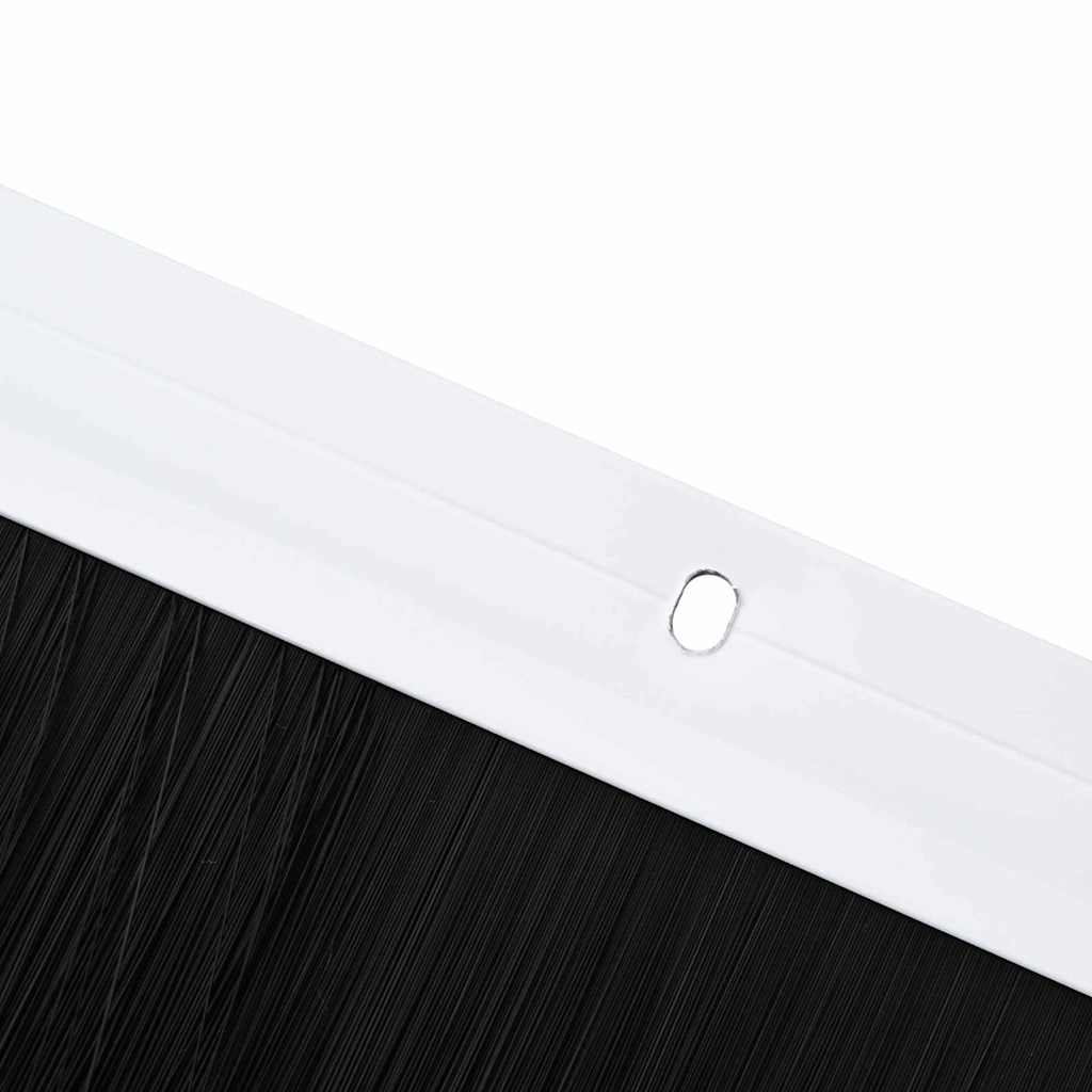 Schroefbare Deurborstelafsluitingen 2 pcs Wit 100 cm is nu te koop bij PeponiXL, paradijselijk wonen!