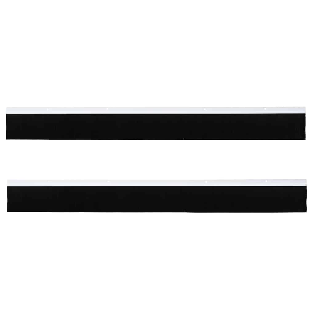 Schroefbare Deurborstelafsluitingen 2 pcs Wit 100 cm is nu te koop bij PeponiXL, paradijselijk wonen!