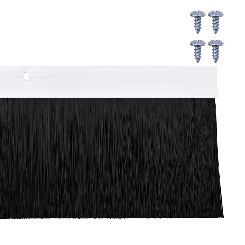Schroefbare Deurborstelafsluitingen 2 pcs Wit 100 cm is nu te koop bij PeponiXL, paradijselijk wonen!