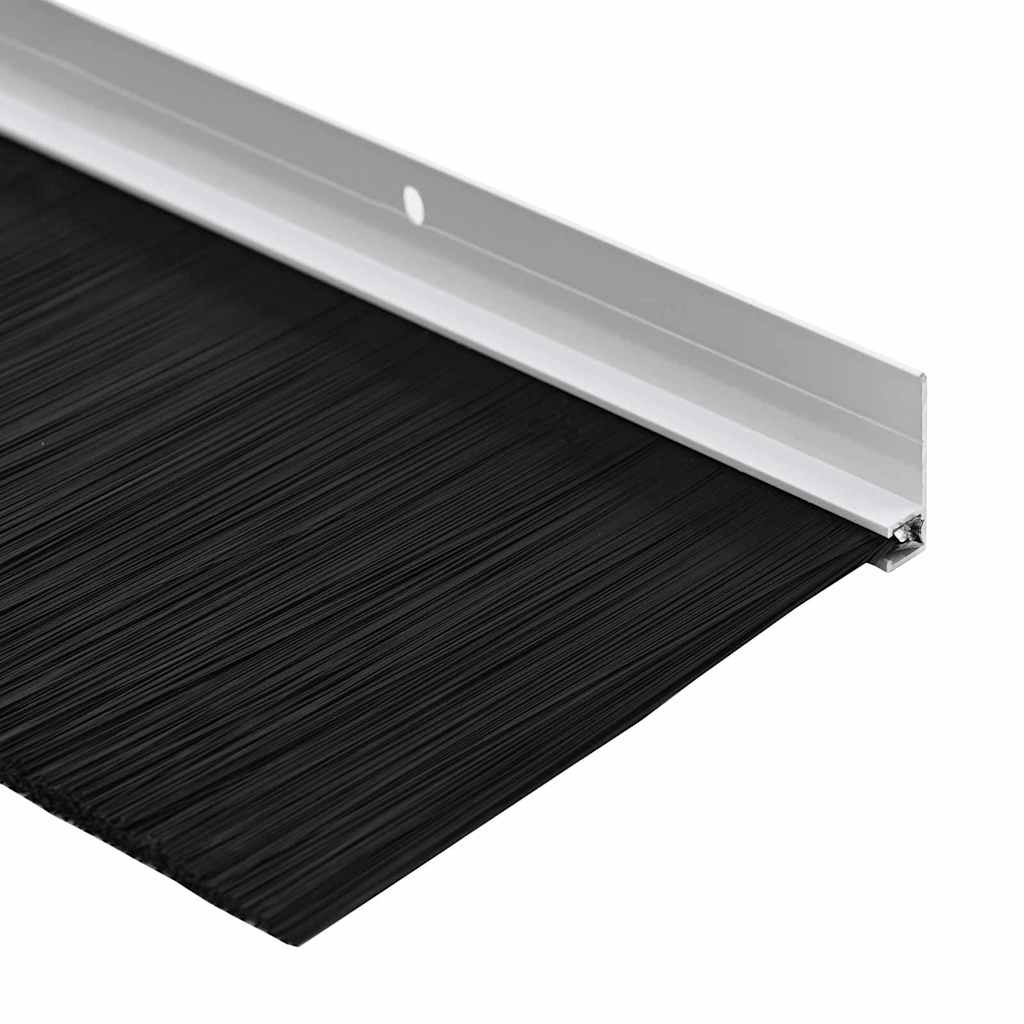 Schroefbare Deurborstelafsluitingen 2 pcs Wit 100 cm is nu te koop bij PeponiXL, paradijselijk wonen!