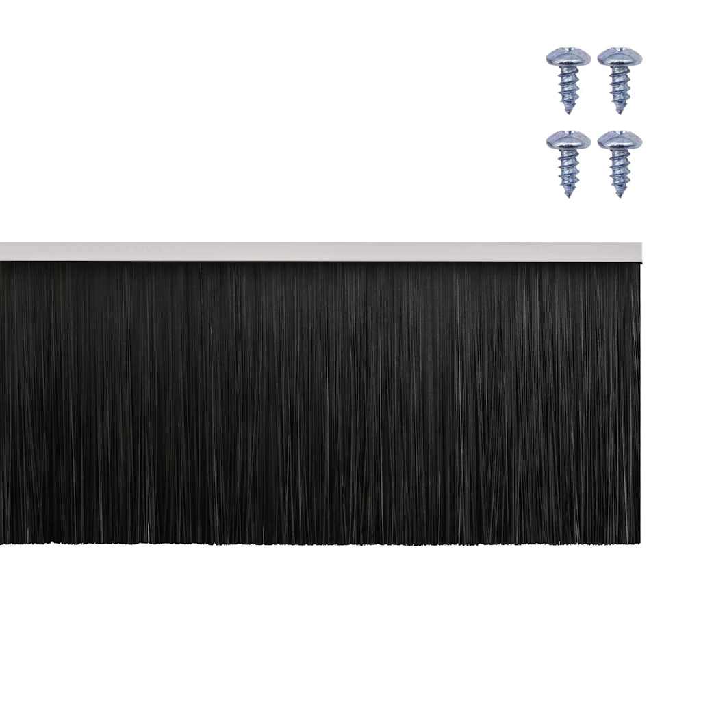 Schroefbare Deurborstelafsluitingen 2 pcs Wit 100 cm is nu te koop bij PeponiXL, paradijselijk wonen!