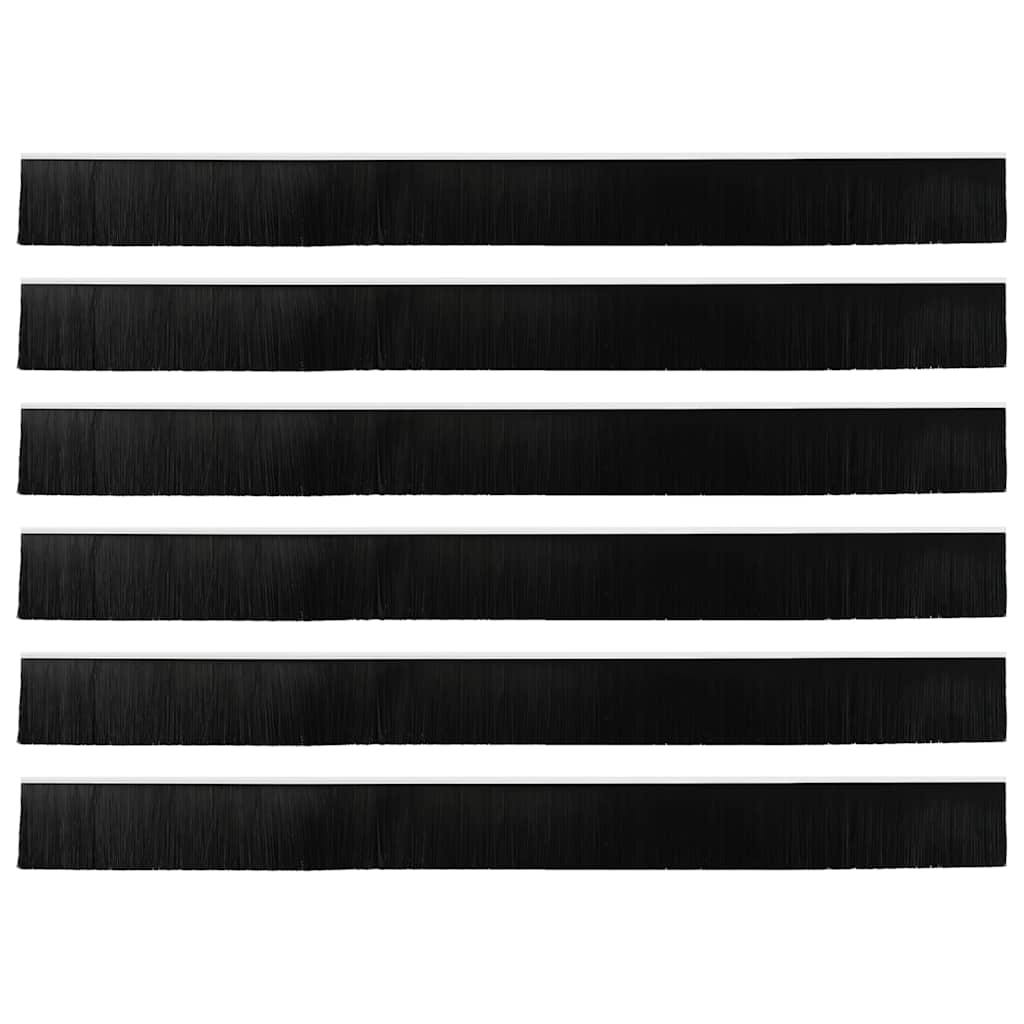Schroefbare Deurborstelafsluitingen 6 pcs Wit 100 cm is nu te koop bij PeponiXL, paradijselijk wonen!