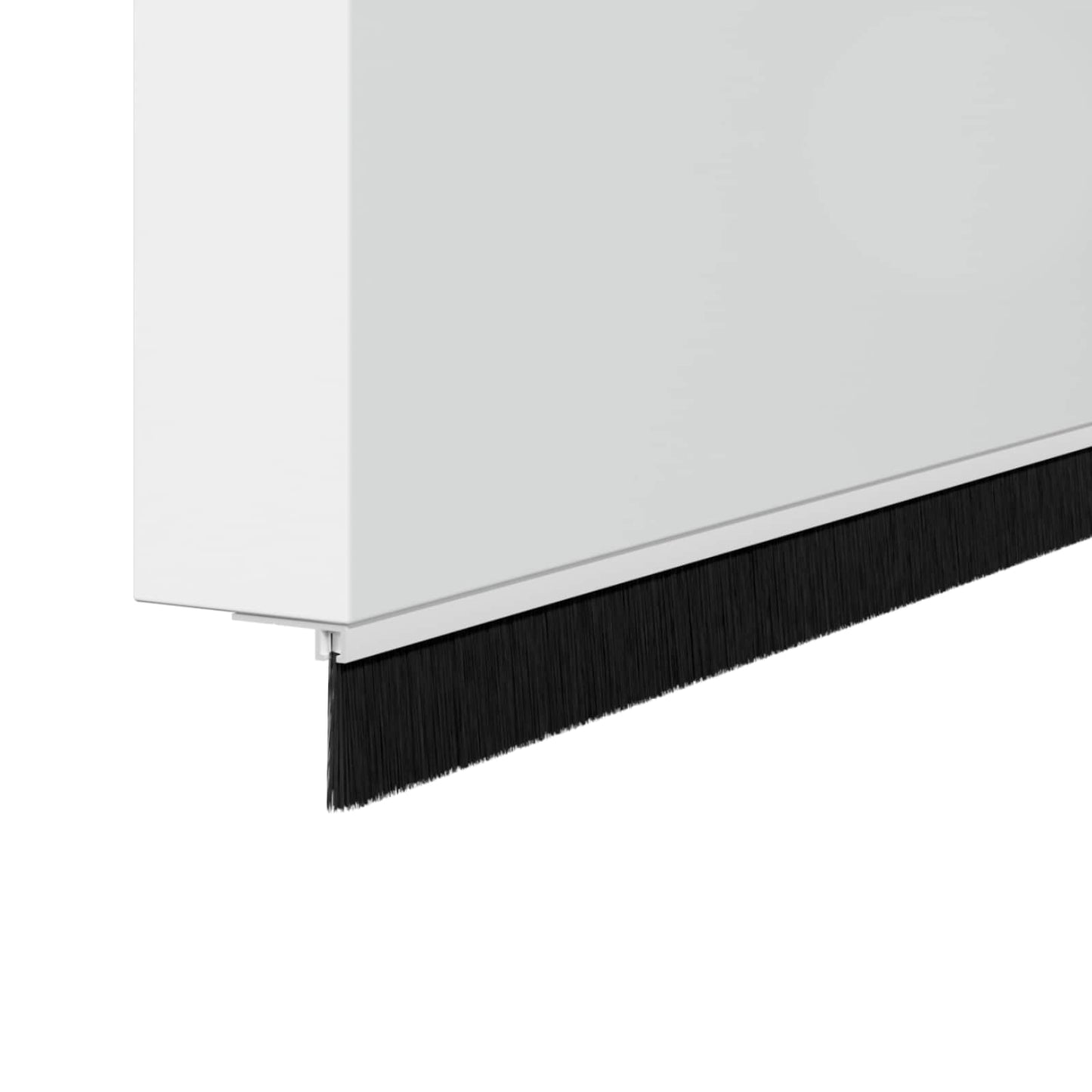 Schroefbare Deurborstelafsluitingen 12 pcs Wit 100 cm is nu te koop bij PeponiXL, paradijselijk wonen!