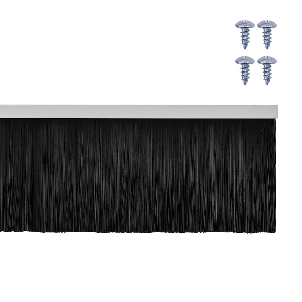 Schroefbare Deurborstelafsluitingen 12 pcs Wit 100 cm is nu te koop bij PeponiXL, paradijselijk wonen!