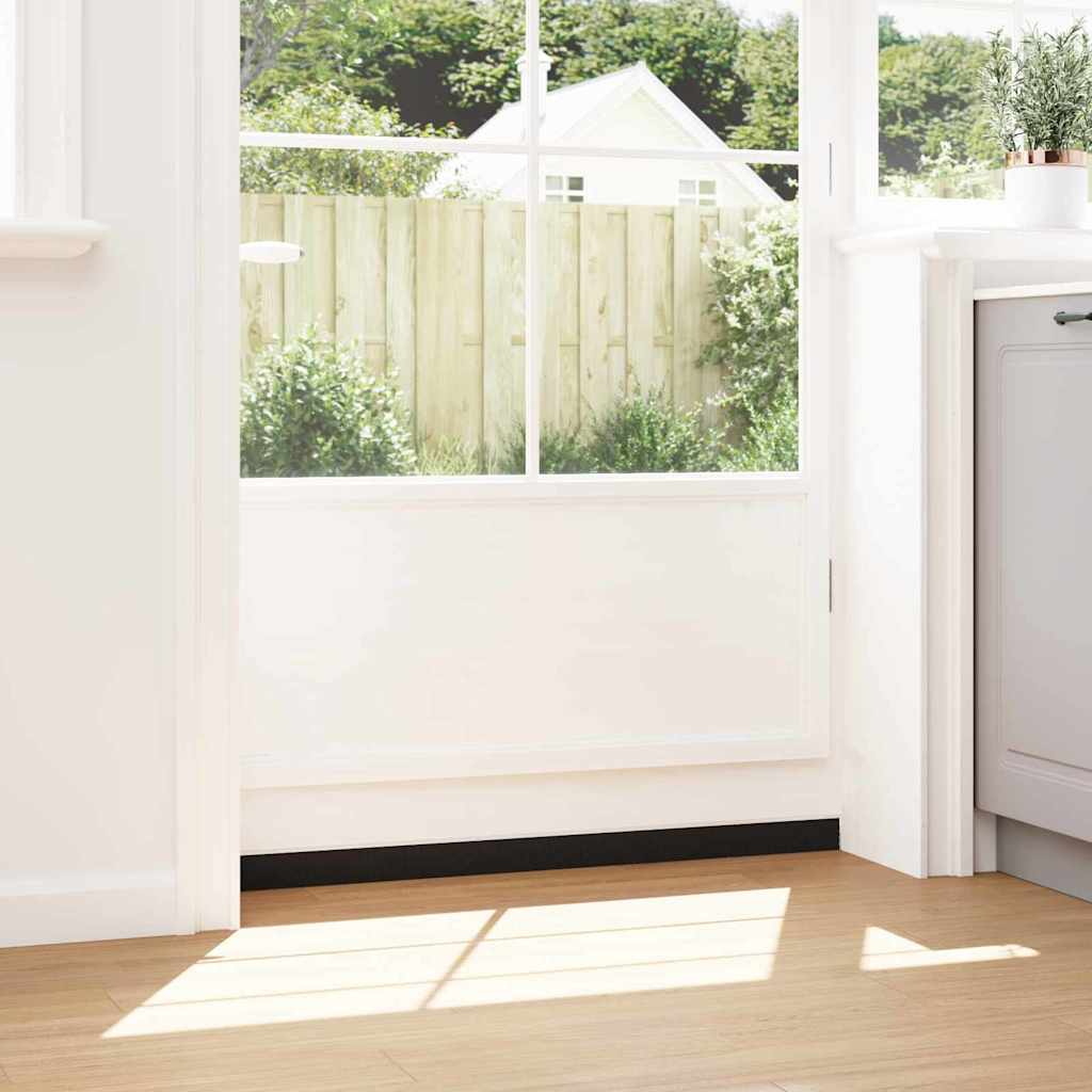 Schroefbare Deurborstelafsluitingen 12 pcs Wit 100 cm is nu te koop bij PeponiXL, paradijselijk wonen!