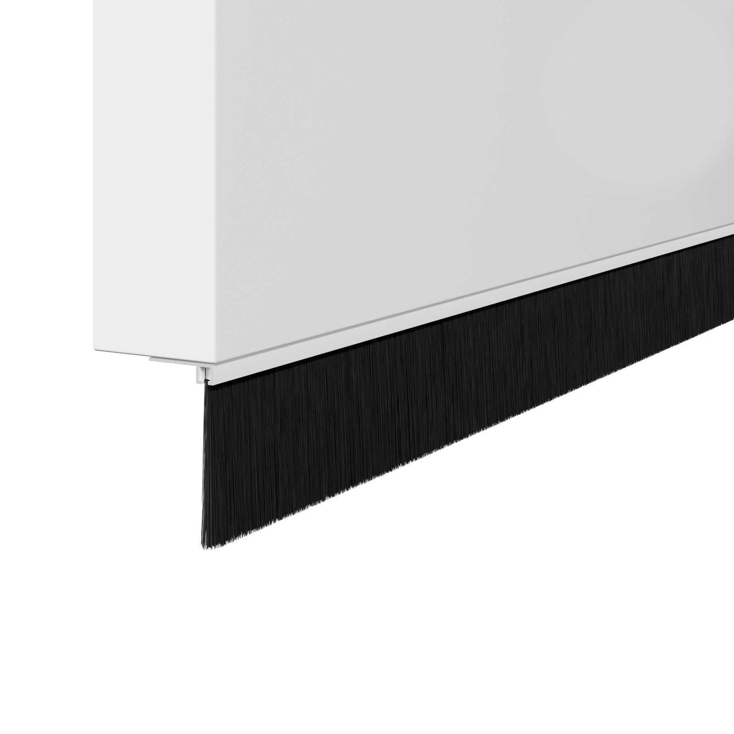 Schroefbare Deurborstelafsluitingen 12 pcs Wit 100 cm is nu te koop bij PeponiXL, paradijselijk wonen!