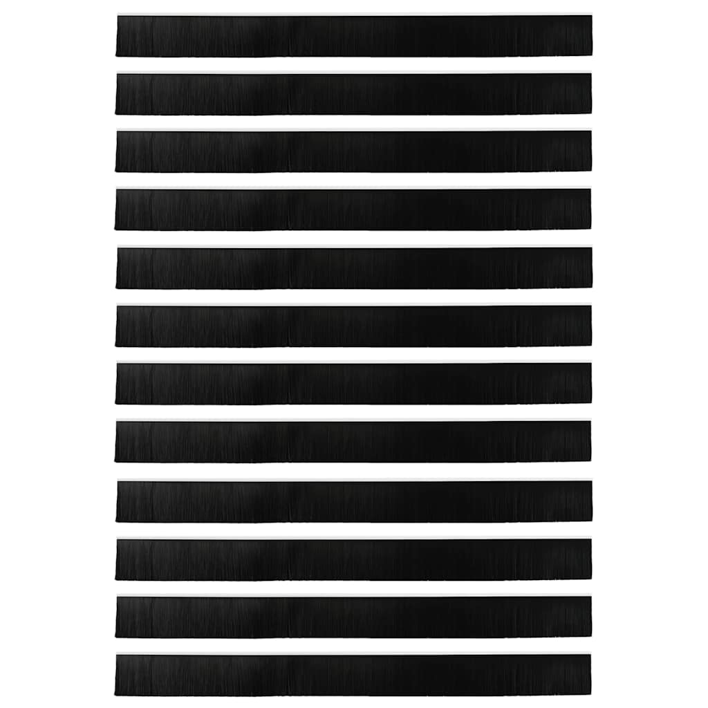 Schroefbare Deurborstelafsluitingen 12 pcs Wit 100 cm is nu te koop bij PeponiXL, paradijselijk wonen!